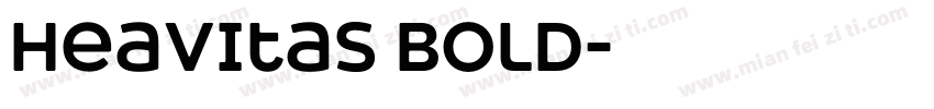 Heavitas Bold字体转换
